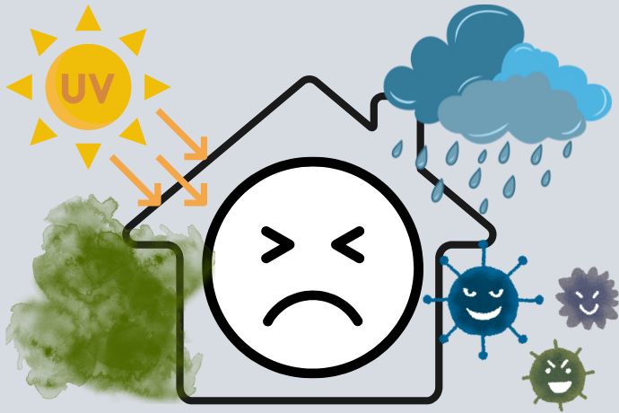 はじめに都城市の気候と外壁の関係性を理解しよう！劣化する理由とは？