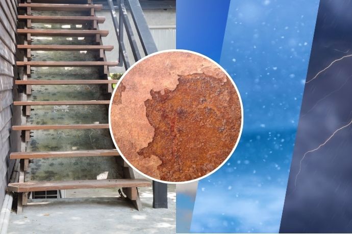 外階段のサビが“待ってくれない”理由とは