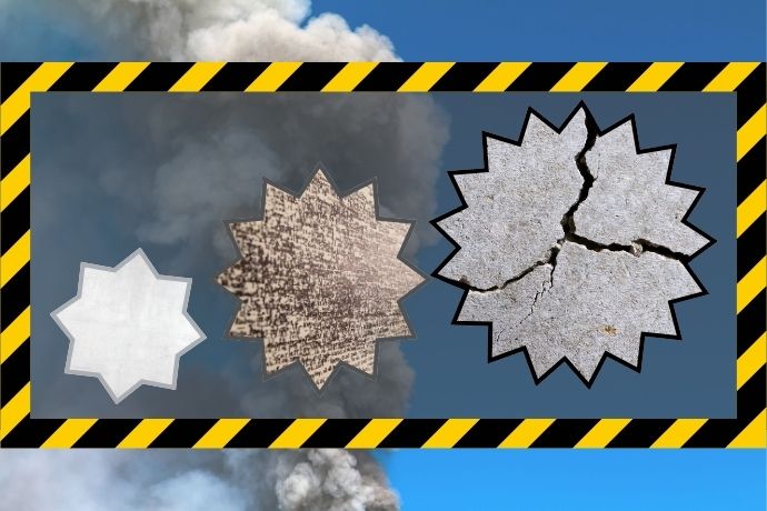 危険度別!火山灰の影響で現れる具体的な劣化症状